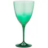 Image de Verre à vin vert forêt délavé Anna + Nina Vert taille unique