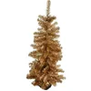 Image de Ambiance Arbre de Table de Noël Doré Électroplaqué 120 cm