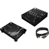 Image de Pioneer DJ DJM-750MK2 + 2x platine vinyle Pioneer PLX-1000 + 2x RCA