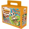 Image de Valisette Multi-Jeux Chop' Lapin - Jeu de Société Enfants - A partir de 4 ans - Jeu de Voyage en Famille Avec 1 Jeu de Cartes , 1 Puzzle et Chop Lapin - Facile à transporter - 1 à 4 Joueurs