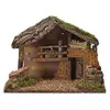Image de Maison pour Montage Creche avec LED et Mousse 30x17x21cm.