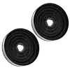 Image de AllSpares Filtre à charbon (2 pcs.) pour hottes aspirantes - Adapté pour Candy KFC6918 / 35602061 et Airlux CR390 (Ø170x35mm)