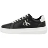 Image de Calvin Klein Jeans Baskets Homme Semelle Épaisse Chunky Cupsole Monologo Chaussures, Noir (Black/White), 40