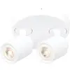 Image de Freelight Spot pour plafond Razza, blanc, Ø 26,5 cm, à 2 lampes, métal