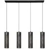 Image de Freelight Suspension Forato, longueur 120 cm, brun, 4 lampes, métal