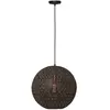 Image de Freelight Suspension Oronero, Ø 30 cm, noir/or, métal