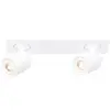 Image de Freelight Spot pour plafond Razza, blanc, longueur 38 cm, à 2 lampes, métal