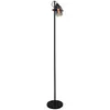 Image de Freelight Lampe sur pied Fumoso, hauteur 143 cm, noir/gris fumée
