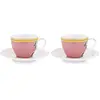 Image de Pip Studio La Majorelle Lot de 2 tasses à expresso Rose