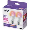 Image de WiZ A60 Ampoule LED mate WiFi E27 8,5 W RGBW Lot de 2