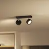 Image de Spot pour plafond LED Philips Bracia à 2 lampes, noir