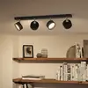 Image de Spot pour plafond LED Philips Bracia à 4 lampes, noir