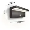 Image de Philips Applique d'extérieur LED Bustan UE, capteur, 4 000 K