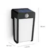 Image de Applique murale solaire LED Philips Shroud, noir/opale, capteur