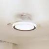 Image de Ventilateur de plafond LED Philips Bliss, doré/blanc, silencieux, CCT