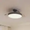 Image de Ventilateur de plafond LED Philips Atlas, nickel, silencieux, CCT