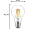 Image de Philips E27 ampoule LED A60 4W 840lm 2700K filament lot de 3