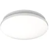 Image de Plafonnier LED contemporain - PHILIPS - Acuna Rond 12W 4000K - Abat-jour synthétique blanc - Détecteur de mouvement