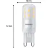 Image de Philips ampoule à broche LED G9 3,7W 470lm 2700K mat 3 pièces