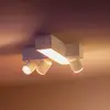 Image de Philips Hue Spot LED Centris Cross, blanc, à 3 lampes RVB CCT