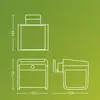 Image de Philips Ezra UE, applique d'extérieur LED solaire, plastique, IP44