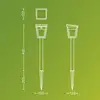 Image de Lampe sur piquet LED solaire Philips Nissa UE, plastique, IP44