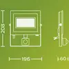 Image de Projecteur d'extérieur LED Philips Lois UE Sensor, 24 W, 3 000 K IP65