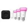Image de Starter kit Ampoule connectée Philips Hue E27 ambiance Blanc et couleur en occasion ou reconditionné