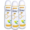 Image de Dove Lot de 3 déodorants en spray avec complexe de zinc et parfum agrumes et pêche 3 x 150 ml