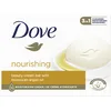 Image de Dove Crème nourrissante au bar avec crème hydratante 1/4 et huile d'argan marocaine pour une peau douce et souple 90 g