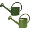Image de Decoris Arrosoir avec pommeau de douche 5 l en métal vert 1 pièce - Plantes de jardin, balcon et terrasse - Arrosoir - Pichet avec douchette - Arrosoir de jardin extérieur