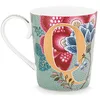 Image de PiP Studio [W] Mug Alphabet Floral Fantasy Light Blue Q 350 ml
