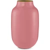 Image de Pip Studio - Vase métal ovale Blushing Birds rose -D.30 cm OS