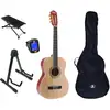 Image de LaPaz 002 NT guitare classique format 3/4 natural + accessoires