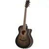 Image de Fazley W55-COL-BK-EQ ColourTune guitare électro-acoustique folk noire