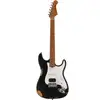 Image de Fazley Project P2 Flashback S Black Limited Edition guitare électrique avec housse deluxe