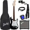 Image de Fazley Classic Series FST034 Black pack débutant guitare électrique
