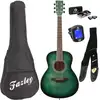Image de Fazley W55-COL-G-3/4 ColourTune pack débutant guitare folk