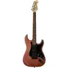 Image de Fazley Outlaw Series Sheriff Basic SSS Brown guitare électrique avec housse