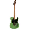 Image de Fazley Outlaw Series Coyote Plus SS Green guitare électrique avec housse