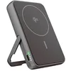 Image de Fresh 'n Rebel Batterie Externe Magnétique sans Fil 10000mAh - Compatible avec MagSafe - Qi2 - Chargeur Rapide 15W - iPhone 17/16/15/14/13/12 & Appareils Android Qi - avec Support (Storm Grey)