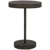 Image de vidaXL Table de jardin Marron 75,5x106 cm Résine tressée
