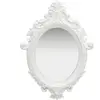 Image de vidaXL Miroir mural style château 56x76 cm Blanc