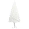 Image de Arbre de Noël artificiel aiguilles réalistes blanc 210 cm
