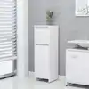 Image de vidaXL Armoire de salle de bain Blanc 30x30x95 cm Bois d'ingénierie