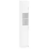 Image de vidaXL Armoire de Salle de Bain en Panneau de Particules Blanc 32 x 25,5 x 190 cm