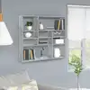 Image de vidaXL Étagère murale Gris béton 90x16x78 cm Bois d’ingénierie