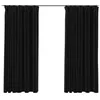 Image de vidaXL 2X Rideaux Occultants Aspect Lin avec Crochets Rideaux de Fenêtre Salon Salle de Séjour Chambre à Coucher Intérieur Anthracite 140x175 cm