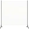Image de vidaXL Cloison de séparation Blanc 175x180 cm Tissu