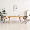 Image de vidaXL Chaises pivotantes à manger lot de 2 taupe tissu